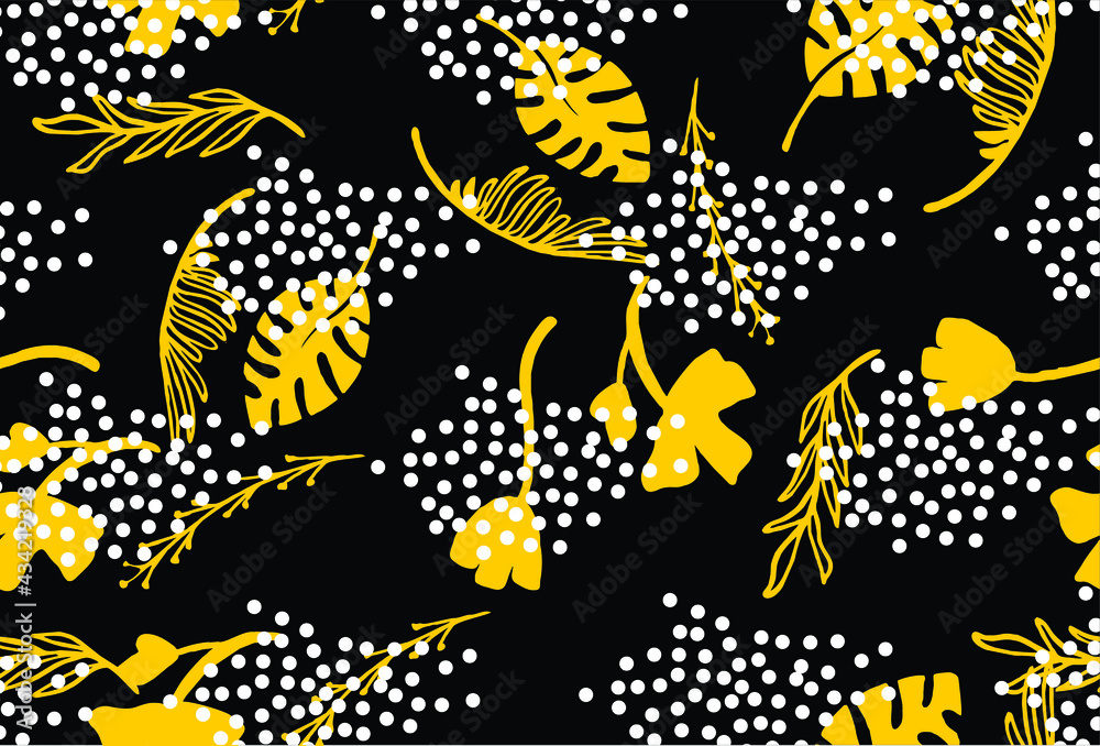 custom made wallpaper toronto digitalIndonesian batik motifs with very distinctive, exclusive plant patterns. vector EPS 10