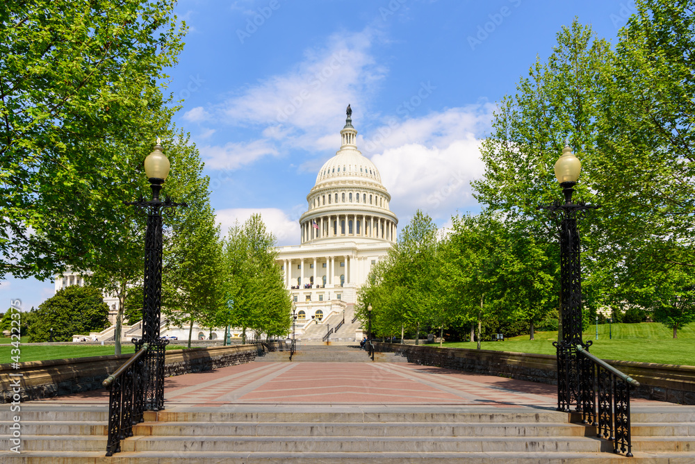 United States Capitol Building in Washington DC, US landmark