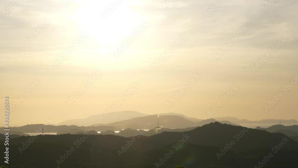 瀬戸内海の夕景・夕日 瀬戸内海の夕景・夕日