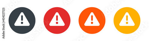 Danger vector icon. Warning concept.