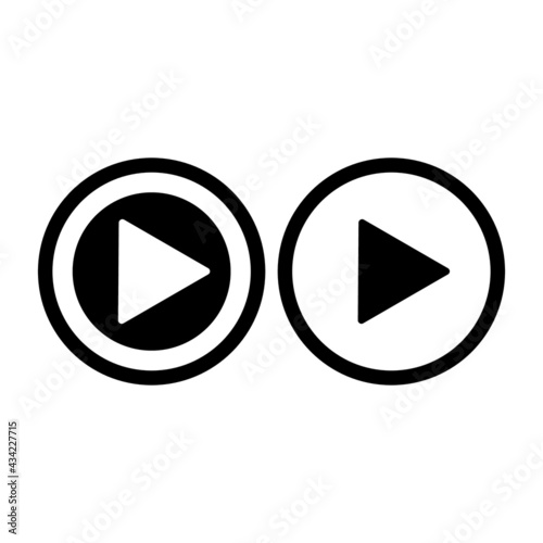 Free Download play icon button - GFXLoad