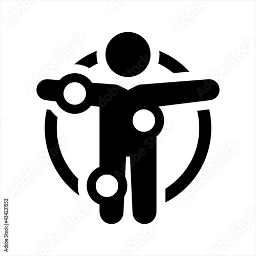 Symptoms check icon, vector and glyph