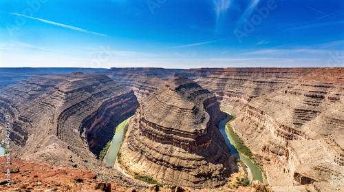 Fotografija Great Goosenecks Rock Formation San Juan River Mexican Hat Utah