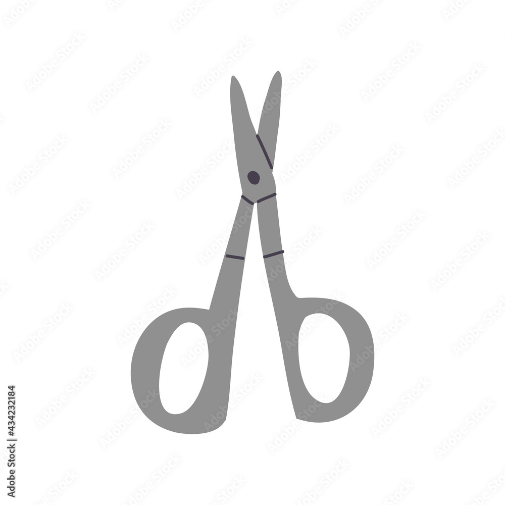 Manicure scissors,tools for nail care.Vector hand drawn cartoon Manicure scissors,tools for nail care.Vector hand drawn cartoon