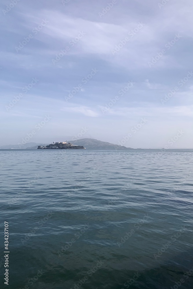 Alcatraz Island and sky