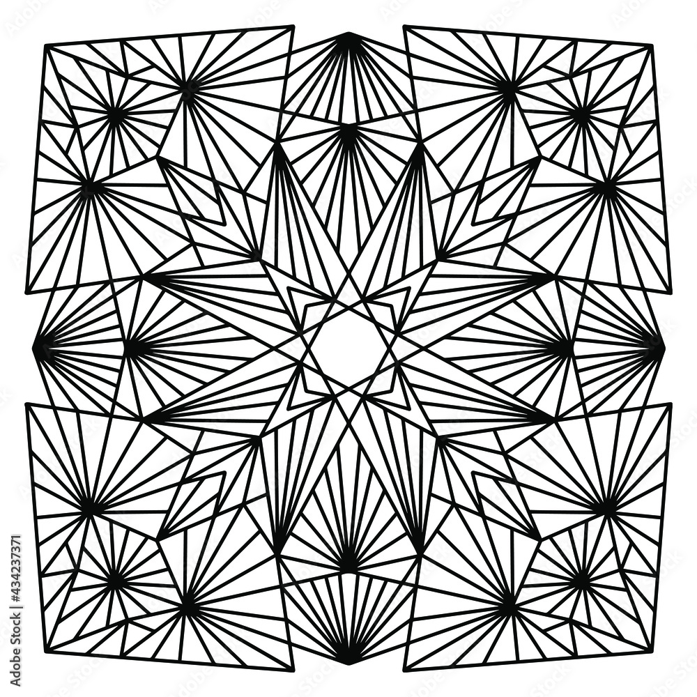 Easy mandala like flower or star, basic and simple mandalas Coloring Book for adults, seniors, and beginner. Digital drawing. Floral. Flower. Oriental. Book Page. Vector. Easy mandala like flower or star, basic and simple mandalas Coloring Book for adults, seniors, and beginner. Digital drawing. Floral. Flower. Oriental. Book Page. Vector.