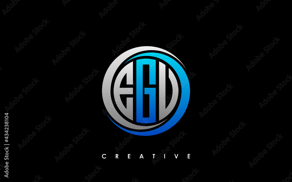 EGV Letter Initial Logo Design Template Vector Illustration EGV Letter Initial Logo Design Template Vector Illustration