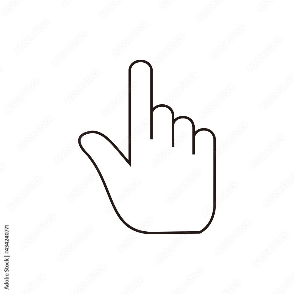 Hand gesture icon design illustration symbol Hand gesture icon design illustration symbol