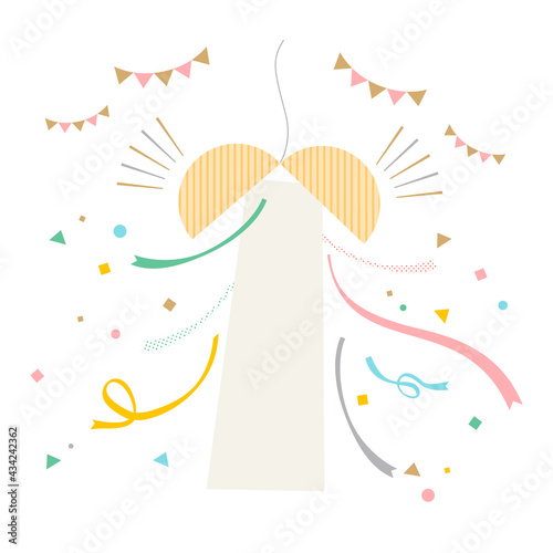 くす玉のイラスト