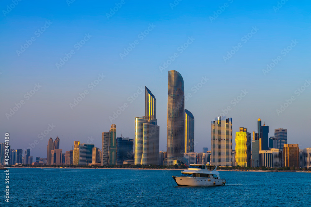 Naklejka premium Abu Dabhi CIty