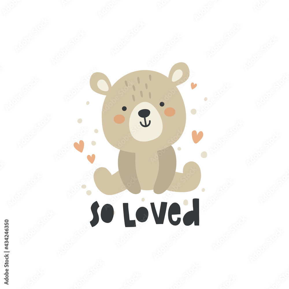 cute vector illustration of a sitting bear cute vector illustration of a sitting bear