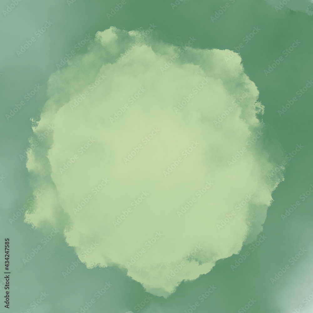 Abstract light green watercolor for background
