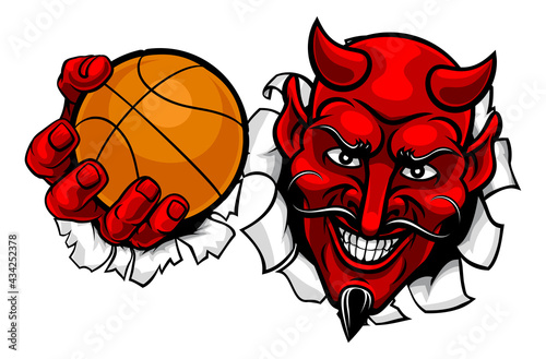 Devil Satan Basketball Spor...