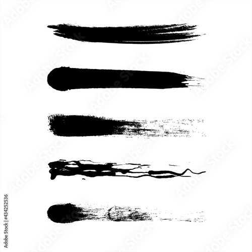 Watercolor brush stroke set illustration background.creative