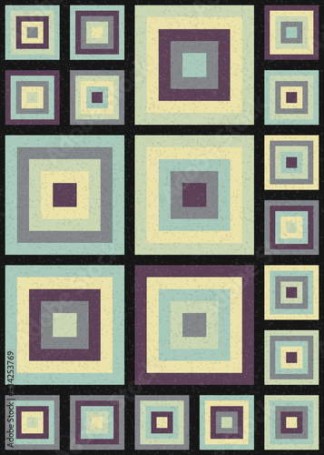 Abstract Geometric Pattern generative computational art illustration