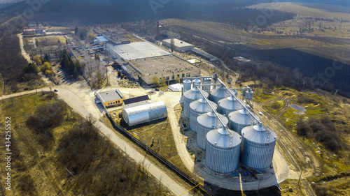 Winery tanks in Moldova