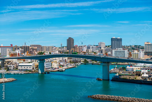 City of Naha City  Okinawa Island  Japan