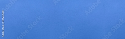 Panorama of Cement wall painted blue texture and background seamless