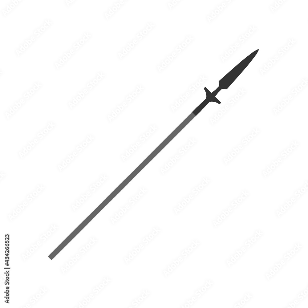spear icon. bitmap simple illustration spear icon. bitmap simple illustration