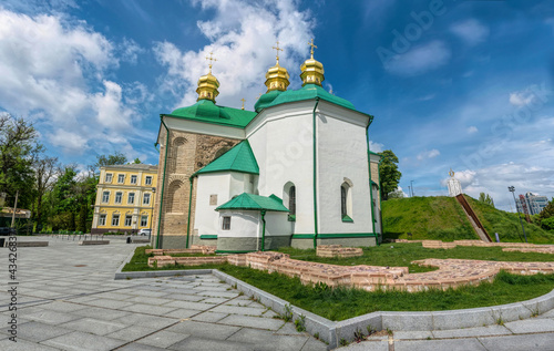 Church of the Savior on Berestove, an ancient church of the 12th century in Kiev photo