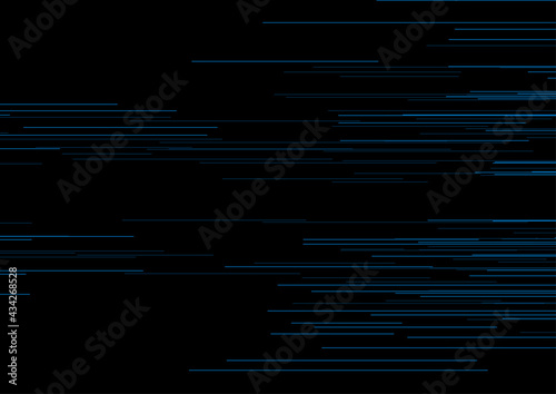 Blue minimal lines abstract futuristic dark tech background. Vector digital art design