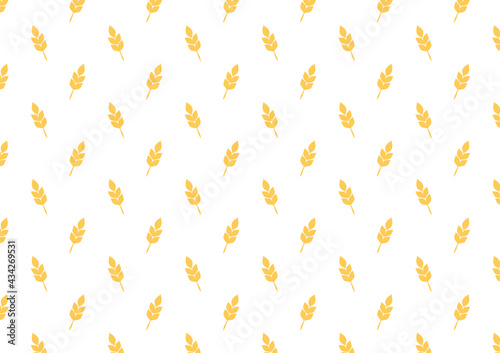Wheat pattern wallpaper. oat symbol. free space for text. rice sign. Rice pattern wallpaper.