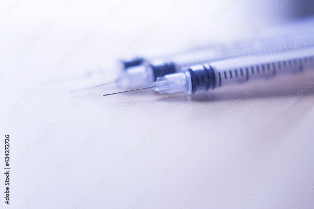 Set of syringes for injecting insulin Set of syringes for injecting insulin
