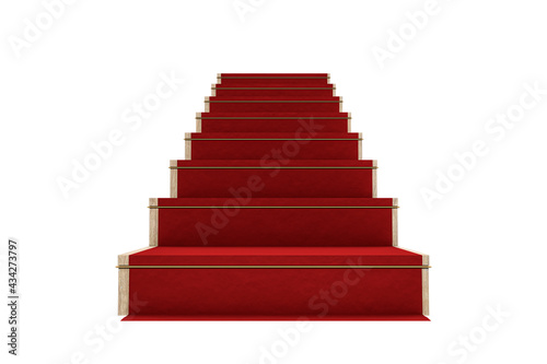 stairs isolated on white background