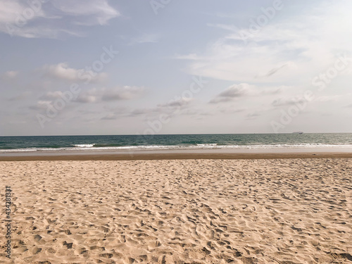 Empty sea and beach for background (7)