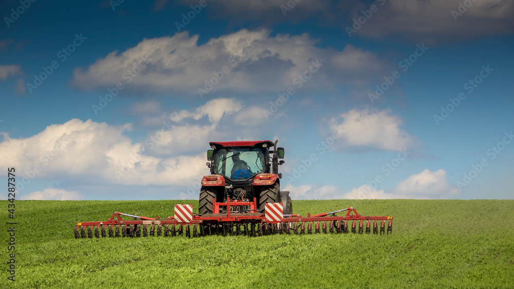 Fototapeta premium Agricultural machinery, Agrarian.