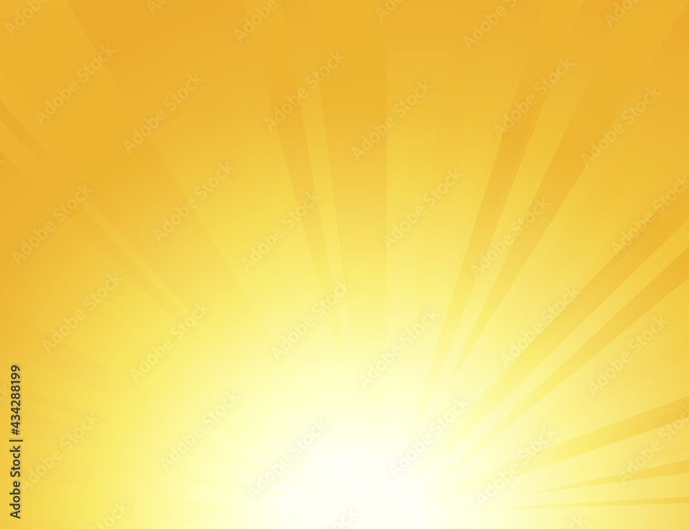 Obraz premium Sun rays, sunrise, star, burst summer sunlight.
