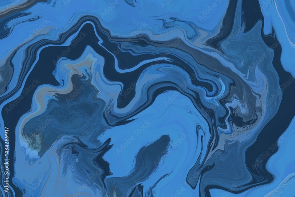 Bright Abstract Watercolour Art. Fluid Painting Fluid Liquid Element