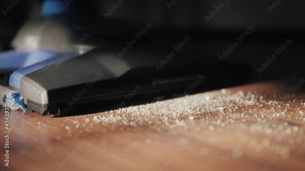 Home cleaning service. Mopping floor and using vacuum cleaner in customer house. Home cleaning service. Mopping floor and using vacuum cleaner in customer house.
