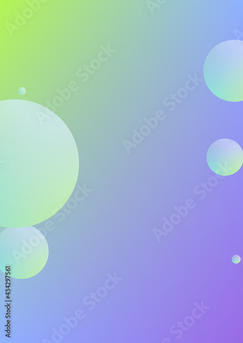 Holographic fluid with radial circles.
