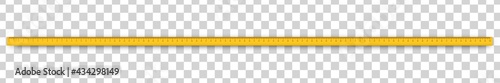 Vector realistic isolated measure tape for 100 cm for decoration and covering on the transparent background.