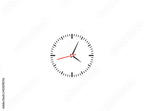 Clock, period, hours icon. Vector illustration. Flat.