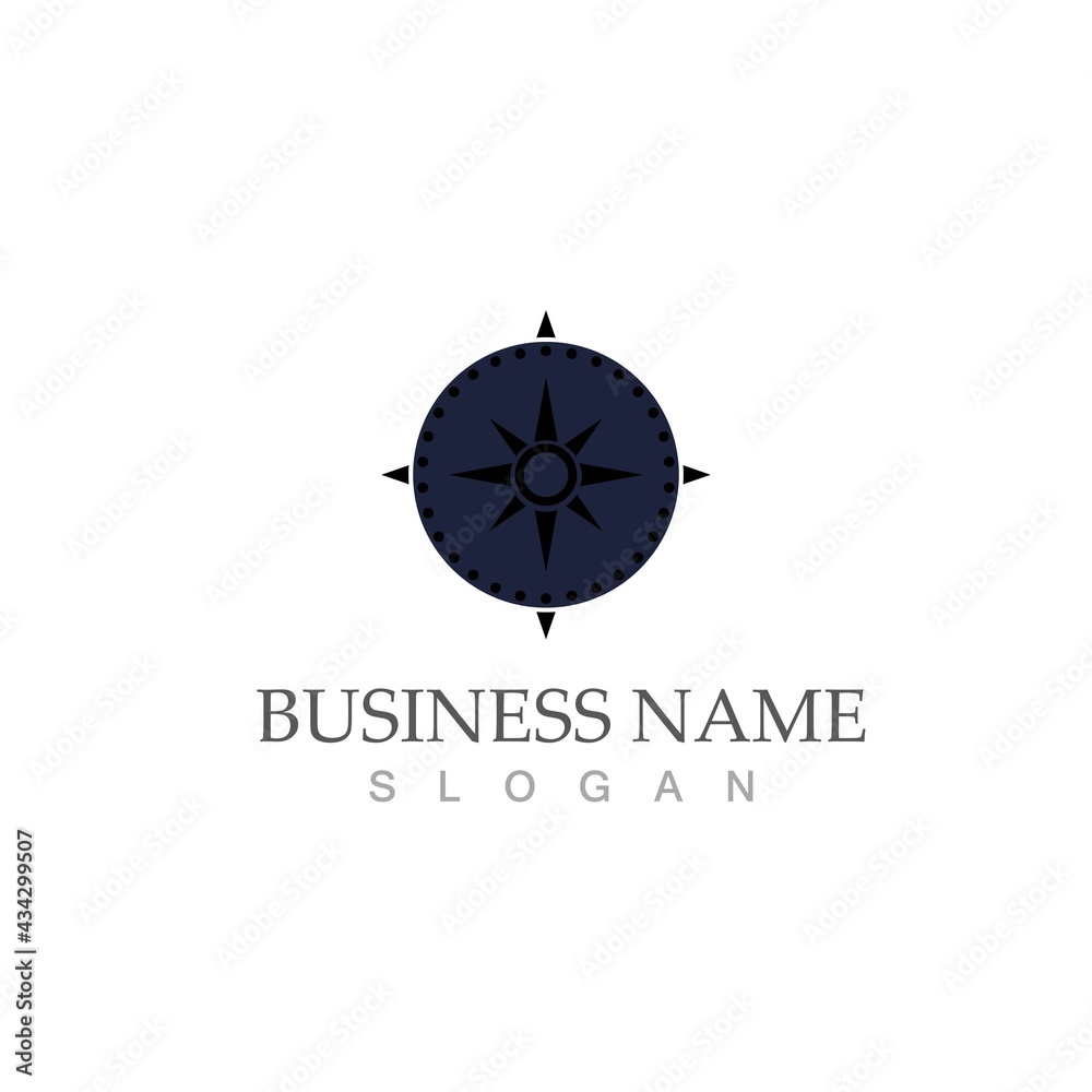 compass logo template vector icon illustration compass logo template vector icon illustration