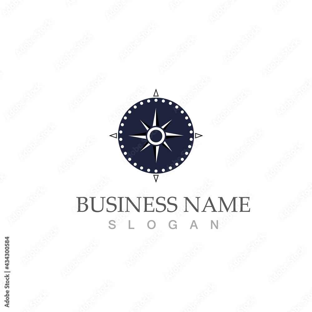 compass logo template vector icon illustration compass logo template vector icon illustration