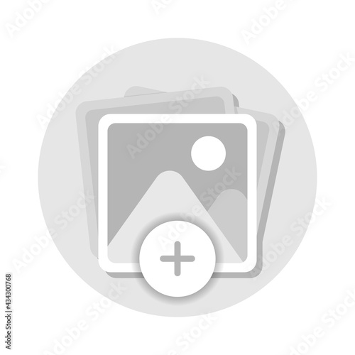 upload or add a picture, jpg file concept illustration flat design vector eps10. modern graphic element for landing page, empty state ui, infographic, icon, etc