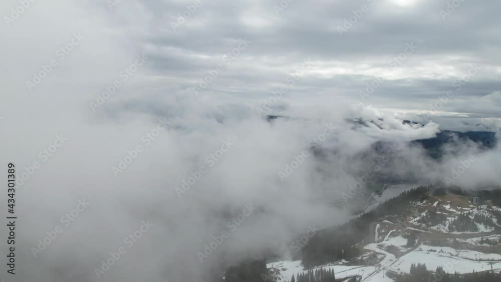 timelaps fog in mountains over river norway cloudy clouds foggy timelaps fog in mountains over river norway cloudy clouds foggy