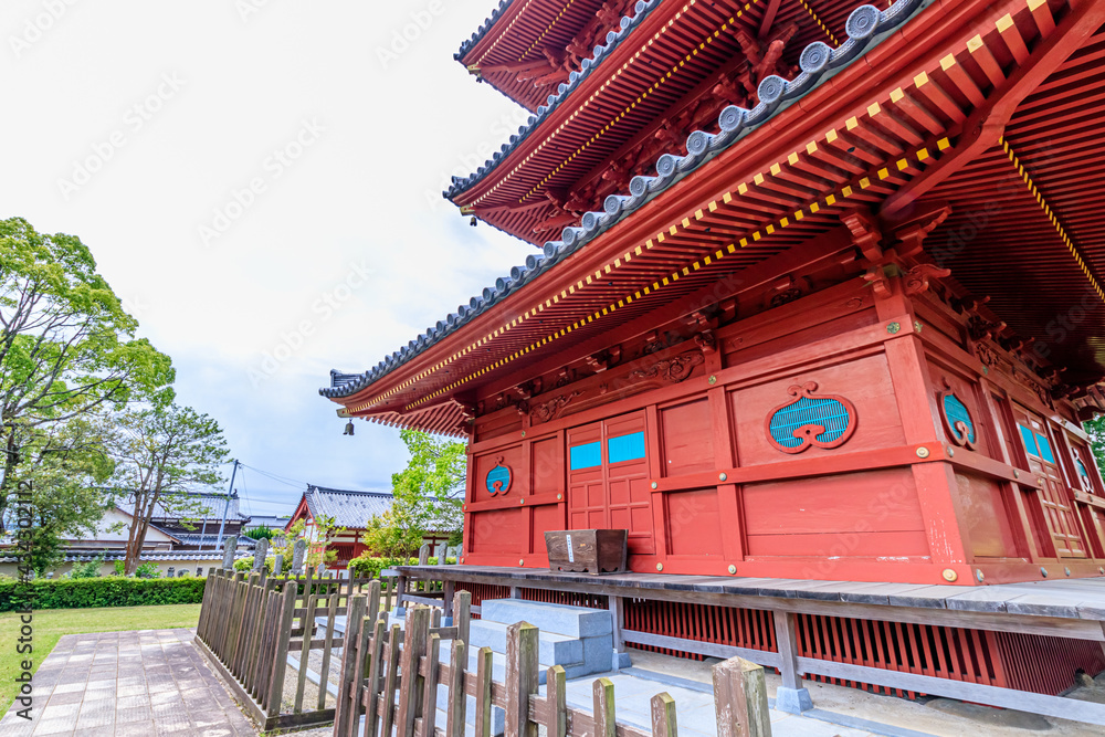 豊前国分寺 三重塔 福岡県京都郡 Buzenkokubunji temple Three-storied pagoda Fukuoka-ken Miyako-gun 豊前国分寺 三重塔 福岡県京都郡 Buzenkokubunji temple Three-storied pagoda Fukuoka-ken Miyako-gun