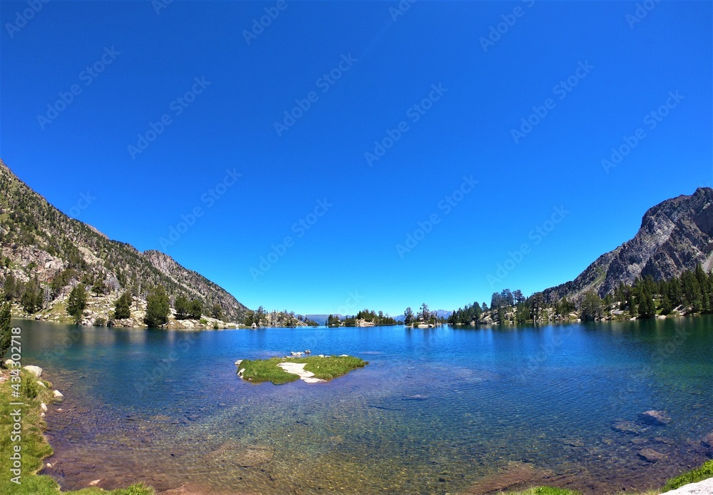 Mountain lake spain