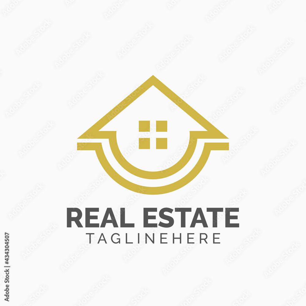 Logo template real estate, apartment, condo, house, rental, business. brand, branding, logotype, company, corporate, identity. Clean, modern and elegant style design Logo template real estate, apartment, condo, house, rental, business. brand, branding, logotype, company, corporate, identity. Clean, modern and elegant style design