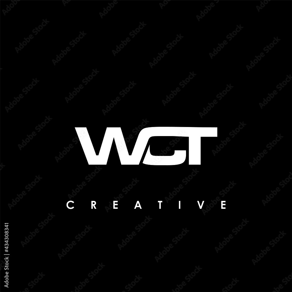 WCT Letter Initial Logo Design Template Vector Illustration WCT Letter Initial Logo Design Template Vector Illustration