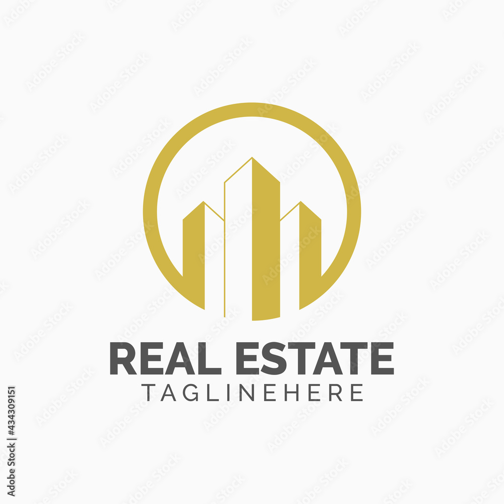 Logo template real estate, apartment, condo, house, rental, business. brand, branding, logotype, company, corporate, identity. Clean, modern and elegant style design Logo template real estate, apartment, condo, house, rental, business. brand, branding, logotype, company, corporate, identity. Clean, modern and elegant style design