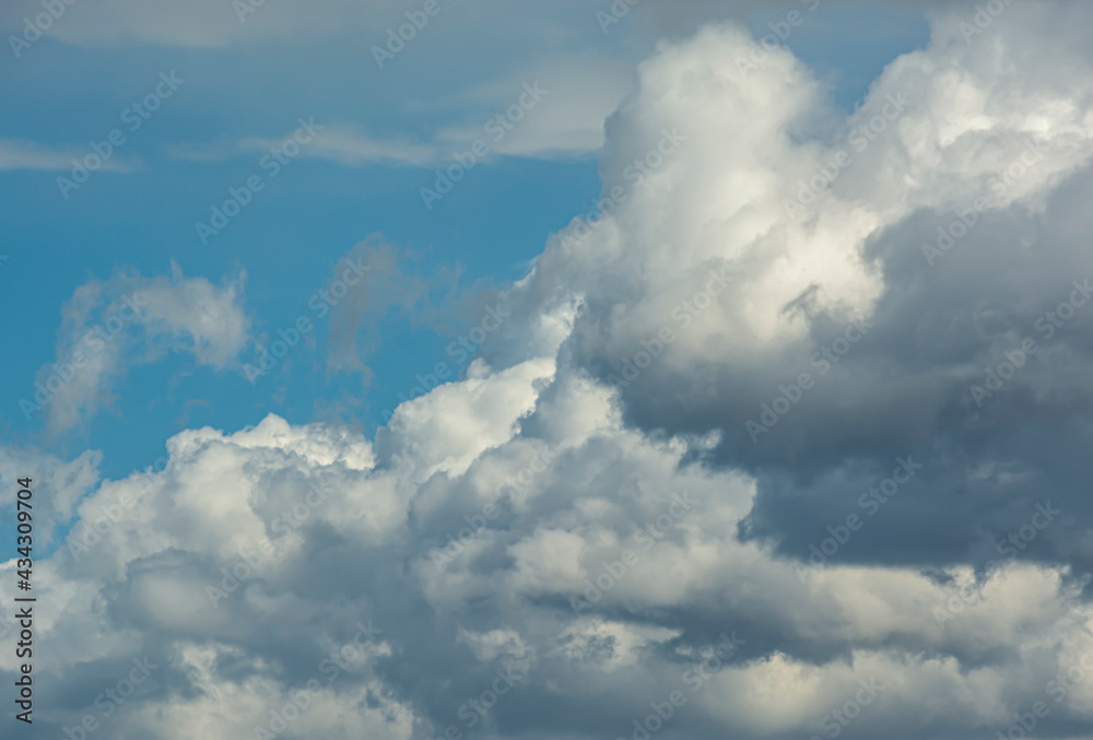 spring sky clouds after thunderstorm close up spring sky clouds after thunderstorm close up