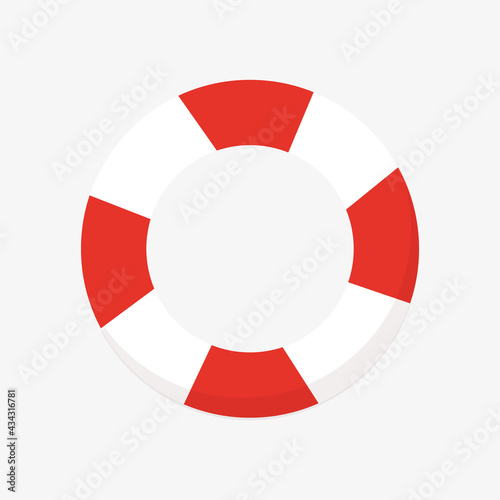 Lifebuoy icon. Vector graphics