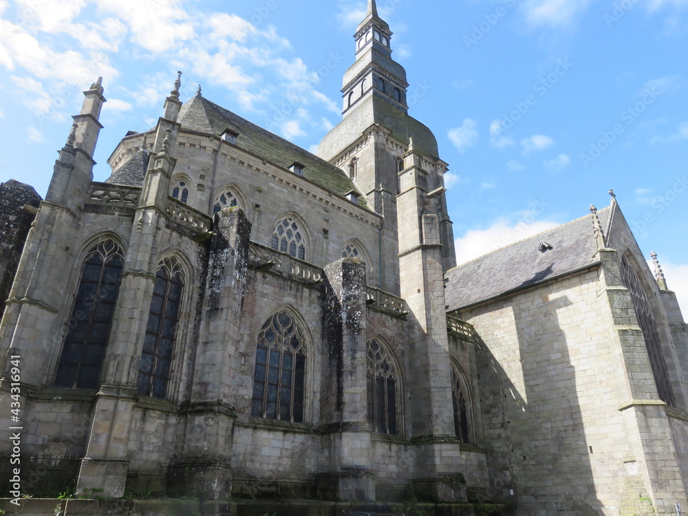 Eglise de Dinan, Vallée de la Rance, Cité Médiévale, Côte d'Armor, Bretagne, France, Cité d'Art et d'Histoire