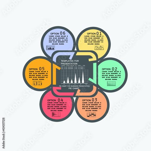 Infographic elements for annual reports