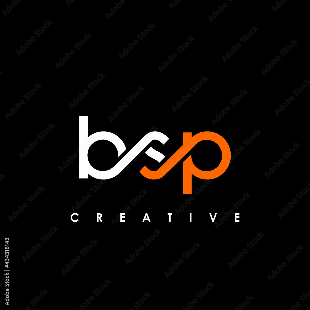 BSP Letter Initial Logo Design Template Vector Illustration BSP Letter Initial Logo Design Template Vector Illustration